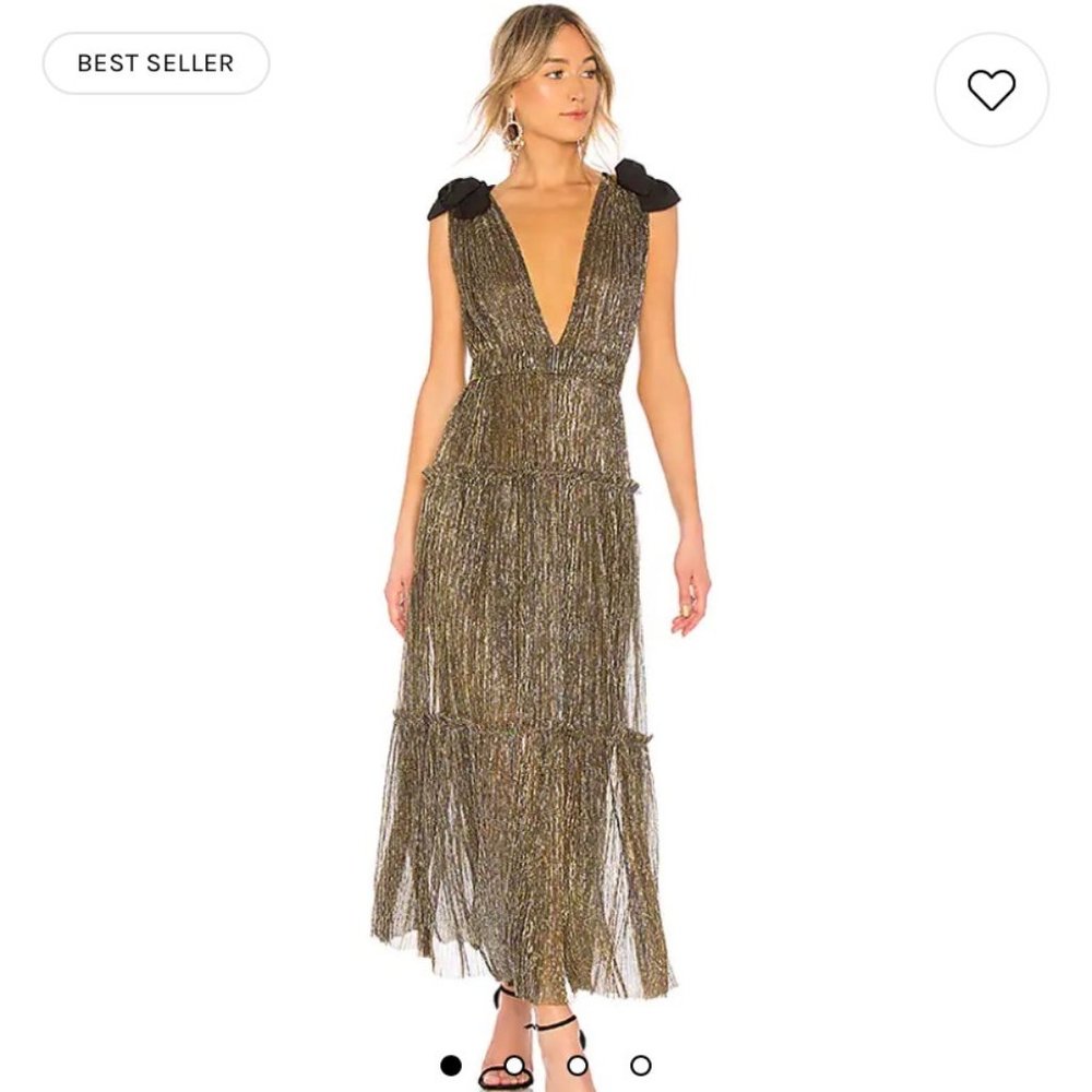 Ray Dress in Gold (Revolve)